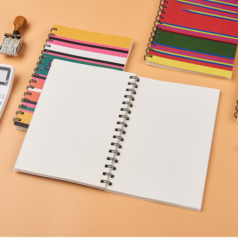 A5 paper based softcover spiral notebook SP39004