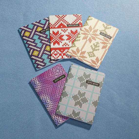 A5fabric patten  printing  sewing notebook SW39021