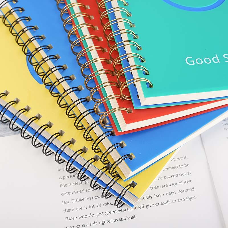 A5PP spiral notebook with small diecut PP39001