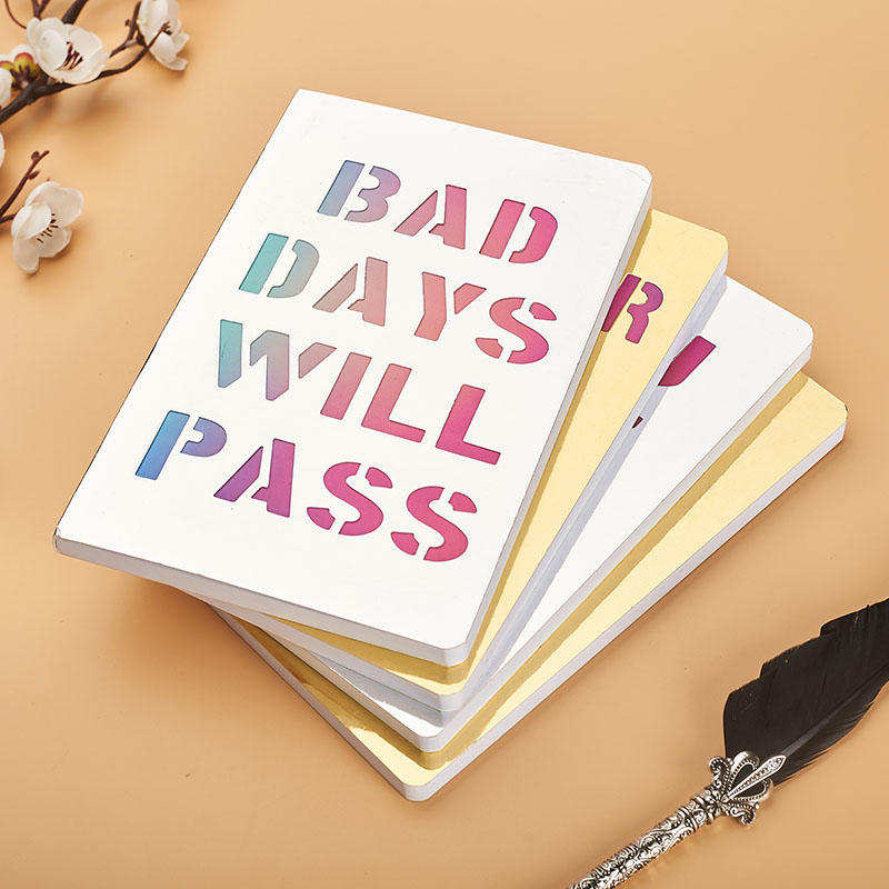 A5  Neon cards with die-cut glue notebook SW39016